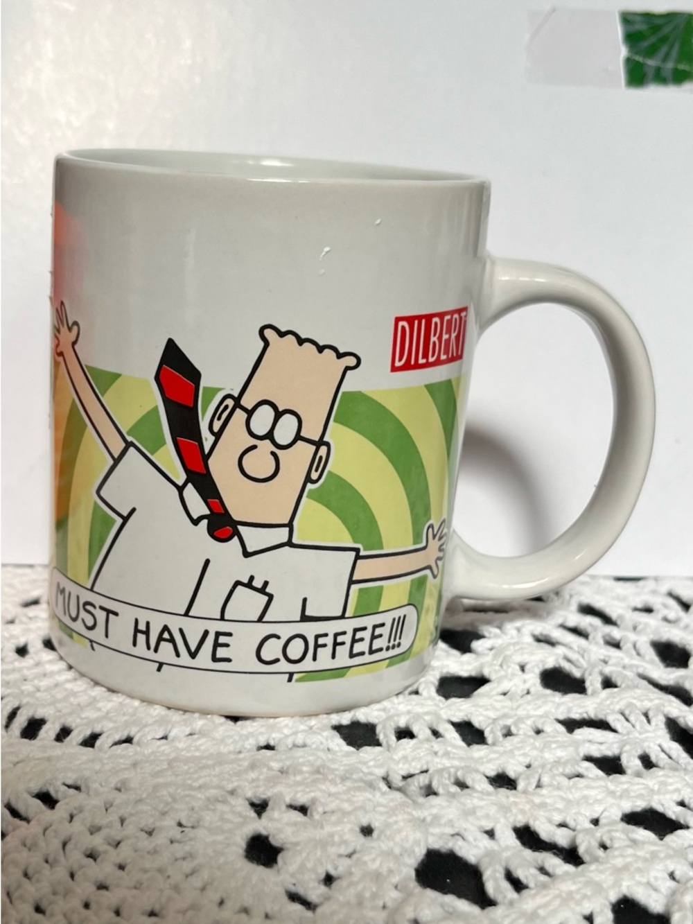 Dilbert "Must Have Coffee" Ceramic Mug